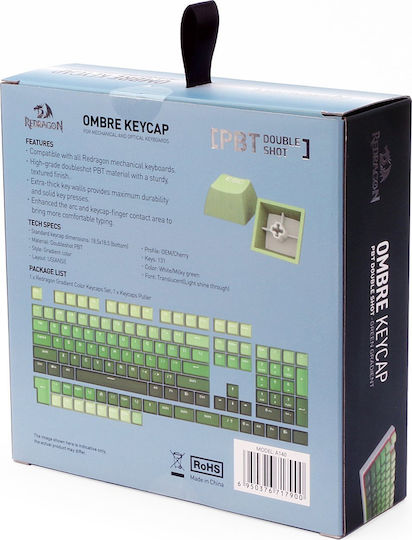 Redragon A140 Keycap Ombre Green