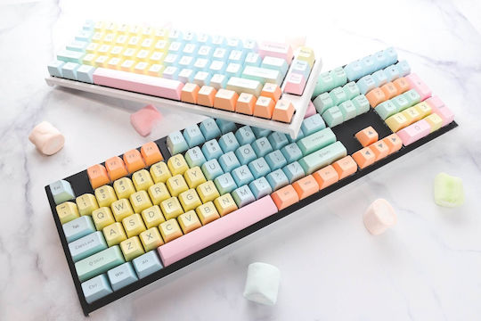 Ducky Комплект Ключодържатели Cotton Candy 108 ABS DoubleShot US Подредба
