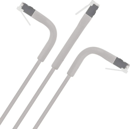 Intellinet F/FTP Cat.6a (Gigabit) Καλώδιο Δικτύου Ethernet 0.5m Γκρι
