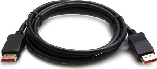 Neutralle DisplayPort-Kabel mit männlichem Stecker - DisplayPort-Kabel mit männlichem Stecker 2m Schwarz