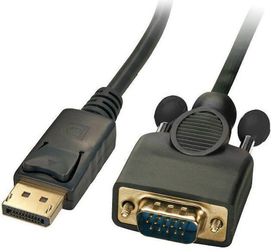 Microconnect Cable DisplayPort male - VGA male 2m Μαύρο (DP-VGA-MM-200)