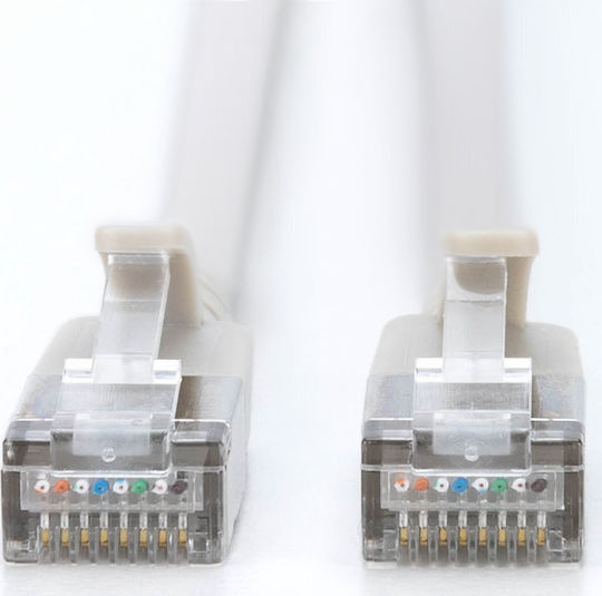 Digitus F/FTP Cat.6a (Gigabit) Καλώδιο Δικτύου Ethernet 3m Γκρι