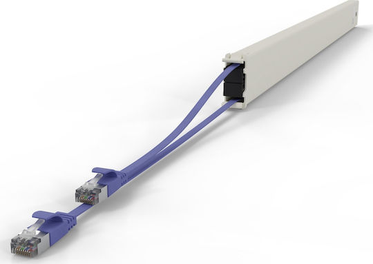 Patchbox U/FTP (STP) Cat.6a (Gigabit) Καλώδιο Δικτύου Ethernet 2.5m Μωβ