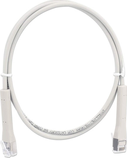 Intellinet F/FTP Cat.6a (Gigabit) Καλώδιο Δικτύου Ethernet 0.5m Γκρι