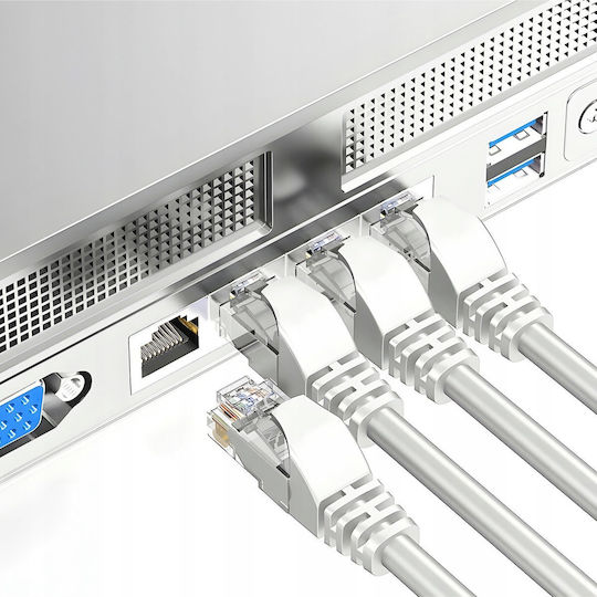 Montis U/UTP Cat.5e Netzwerkkabel Ethernet 1,5m Weiß