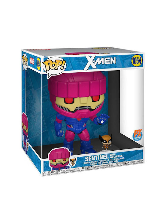 Funko Pop! Marvel Sentinel Cu Wolverine & Chase Set Jumbo De 2 Supersized 10" (25cm) Și Ediție Specială Lumina Neagră Funko Pop! Marvel Sentinel Cu Wolverine & Chase Set Jumbo De 2 Supersized 10" (25cm) Și Ediție Specială Lumina Neagră