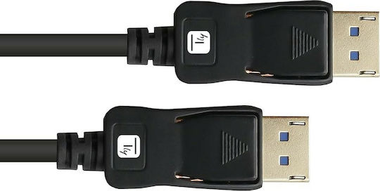 Techly Cablu DisplayPort - DisplayPort 5m Negru (368147)