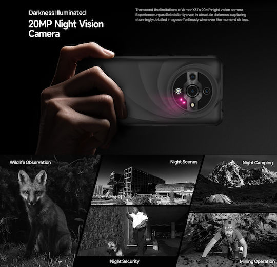 Ulefone Armor X31 Dual SIM (6/128GB) Ανθεκτικό Smartphone Μαύρο