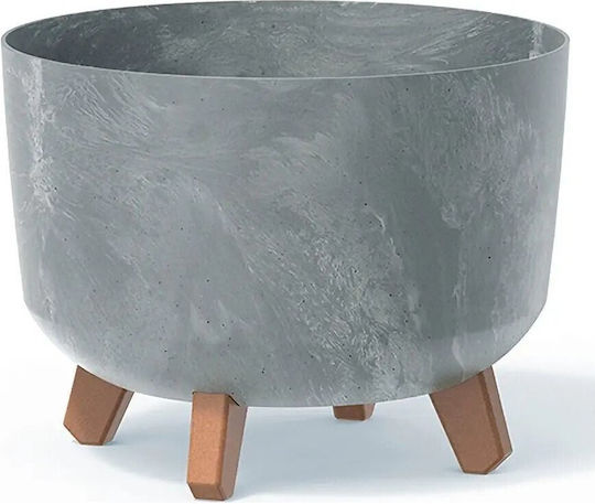 Prosperplast Pot Gracia Plant Pot Gray Prosperplast Pot Gracia Plant Pot Gray