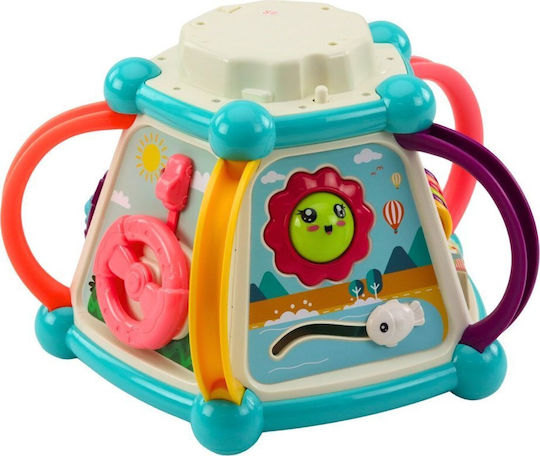 Lean Toys Куб за дейности със светлина и звуци