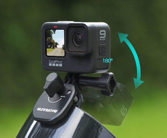 Sunnylife Motorcycle Window Mount Base Gopro Sjcam Xiaomi Dji Insta360 Zj846-d