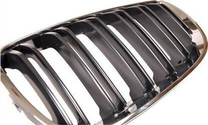Mtuning Σπορ Μάσκα Διπλές Γρίλιες Chrome & Black Bmw 3 E92 E93 Πριν Facelift 2005-2010