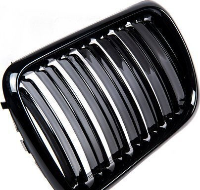 Mtuning Σπορ Μάσκα Διπλά Πτερύγια Gloss Black Bmw 3 E36 Compact Facelift 1996-1999