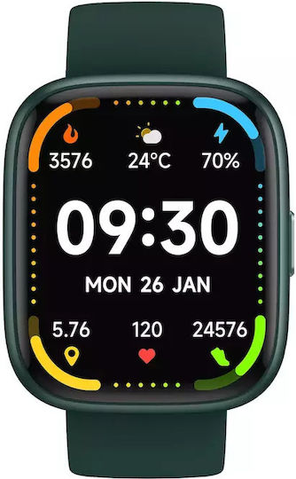 MaxCom Ecowatch 6 46mm with Heart Rate Monitor (Green)