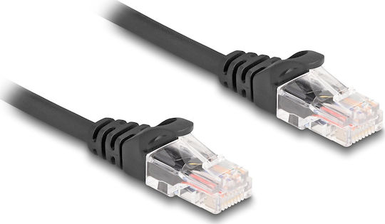 DeLock U/UTP Cat.5e (Gigabit) Cablu De Rețea Ethernet 1m Negru
