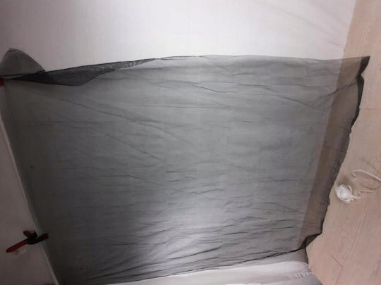 Tesa Mosquito Net Window with Velcro Fixed Stainless Steel Gray 180x150cm