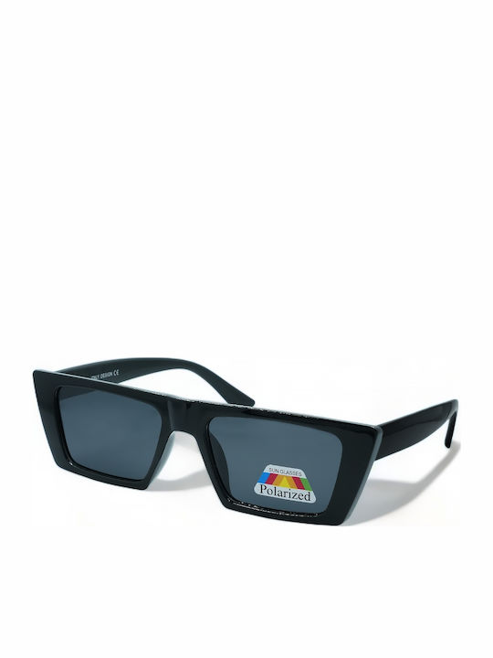 Optosquad Sunglasses Μαύρα with Acetate Frame & Black Lens Optosquad Sunglasses Μαύρα with Acetate Frame & Black Lens