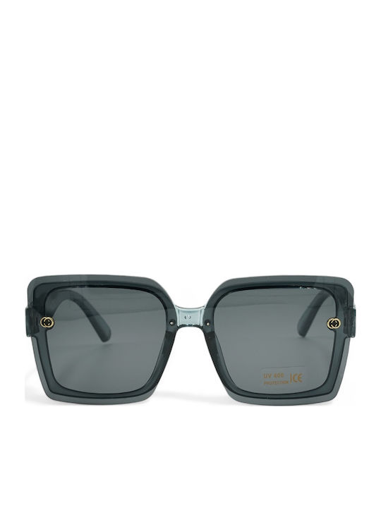 Optosquad Women's Sunglasses with Gray Plastic Frame and Gray Lens 99712