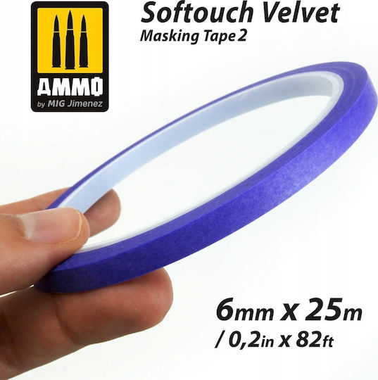 Vallejo Ammo Softouch Βελούδινη Ταινία Μασκαρίσματος 2 6 Mm X 25 M