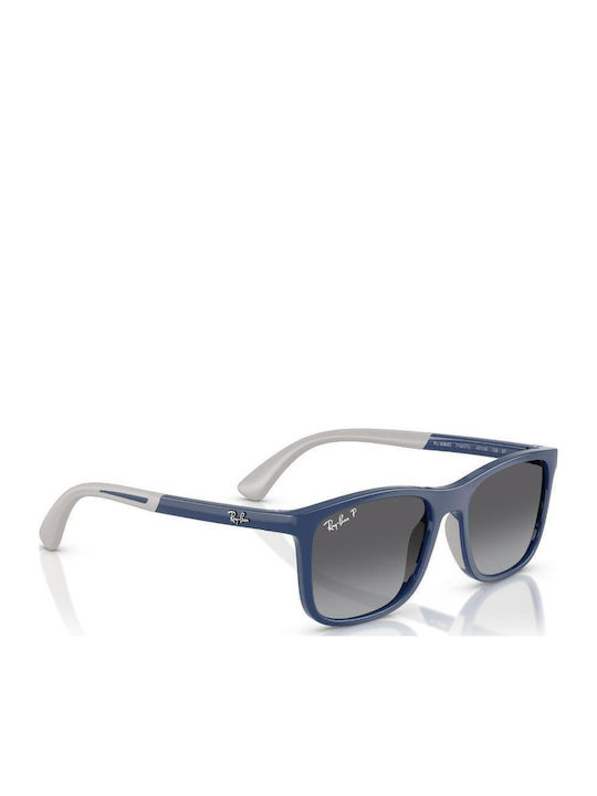 Ray Ban Τετράγωνα Παιδικά Γυαλιά Ηλίου με Polarized Φακό Μπλε