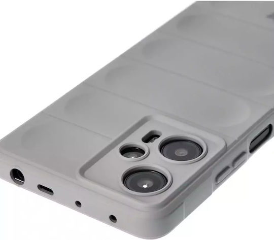 Bizon Tur Back Cover Tempered Glass 2mm Γκρι (Xiaomi Poco F5, Bizon)