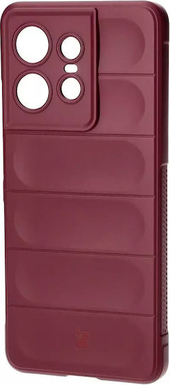 Bizon Tur Back Cover Tempered Glass / Σιλικόνης 2mm Μωβ (Motorola Edge 50 Pro)