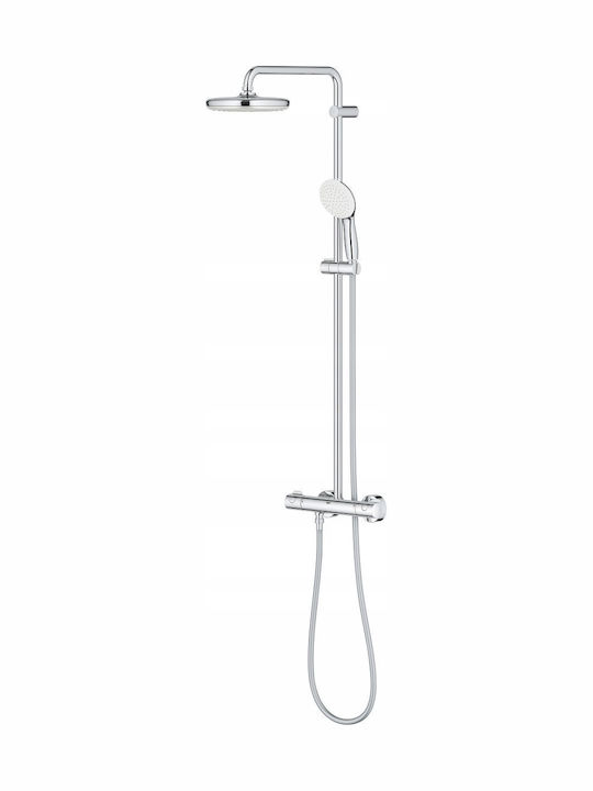 Grohe Coloană de duș fără Baterie Argintiu Grohe Coloană de duș fără Baterie Argintiu