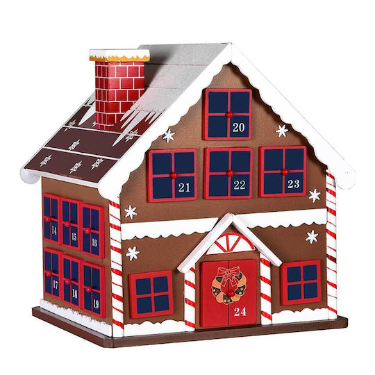 Bakaji Advent Calendar Ξύλινο Σπιτάκι