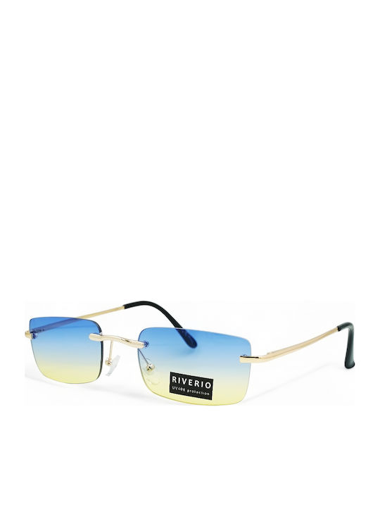 Riverio Sunglasses Χρυσά with Metal Frame & Gold Lens Riverio Sunglasses Χρυσά with Metal Frame & Gold Lens
