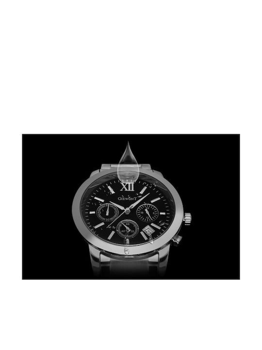 Giewont Men's Watch Chronograph Battery with Silver Metal Bracelet