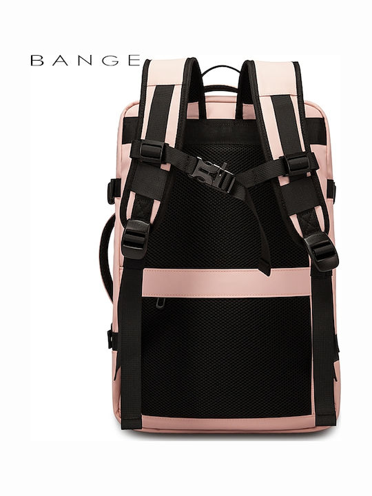 Bange 1908 Wasserdichte Rucksack für Laptop 17.3" mit USB-Anschluss in Rosa Farbe