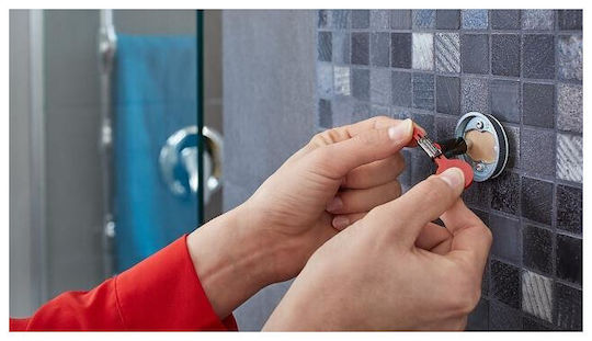 Tesa Tesa Powerbutton Γάντζος Premium 8kg Χρώμιο