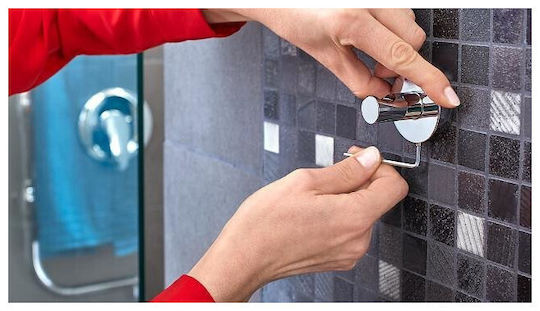 Tesa Tesa Powerbutton Γάντζος Premium 8kg Χρώμιο