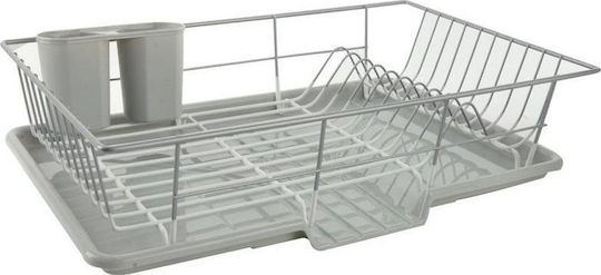 Orion Στραγγιστήρι Νεροχύτη Inox Γκρι 46.5x31x13cm