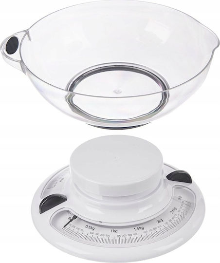 Orion Digital Kitchen Scale with Bucket up to 3kg White