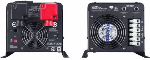 Volt Polska Инвертор за кола Чиста синусоидална вълна 4000W за преобразуване на 12V DC в 230V AC