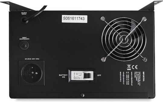Volt Polska Sinus Car Inverter Pure Sinewave 800W to Converter 12V DC in 230V AC