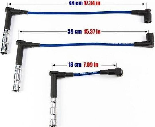 Powertec Ignition Wires Powertec Mercedes-Benz C E G S SL 280 320 92-00 Blue