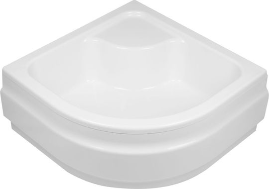 Deante Semicircular Acrylic Shower White 90x90cm