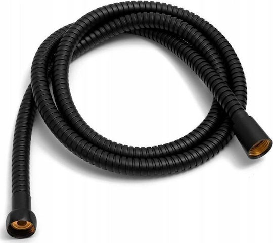 Σωλήνας Ντους Invena Σωλήνας Σύνδεσης 80 Cm Black Czarny Pvc