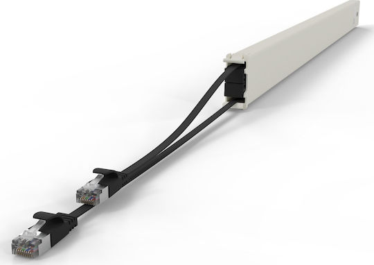 Patchbox U/FTP (STP) Cat.6a (Gigabit) Καλώδιο Δικτύου Ethernet 2.5m Μαύρο