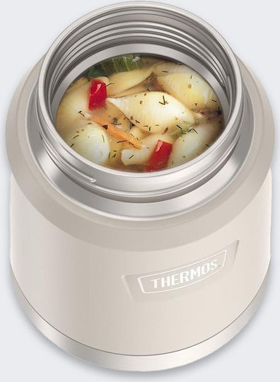 Thermos Δοχείο Φαγητού Inox Θερμός Μπεζ 470ml