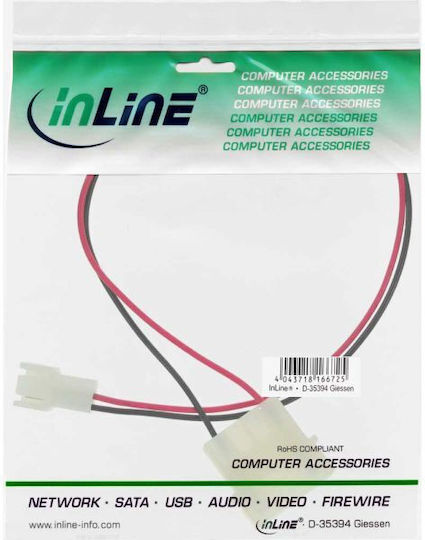 Inline Molex 3-pin 0.3m Πολύχρωμο 33007