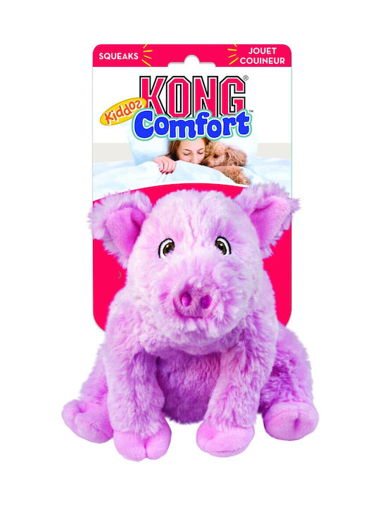 Kong Komfort Kiddos Schwein Stoff Spielzeug Klein 16cm