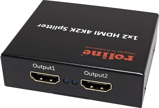 Διαχωριστής Roline 2 X Hdmi 14.01.3555