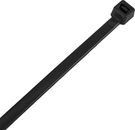 Neo Δεματικά Καλωδίων Πλαστικά 370mmx4.8mm σε Μαύρο χρώμα (50τμχ)