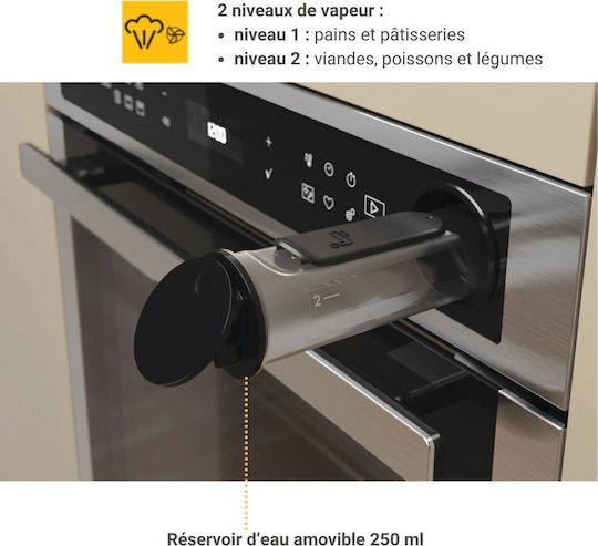 Whirlpool Cuptor Deasupra Blatului 73lt L59.5cm.