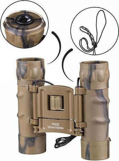 Mil-Tec Binoculars Desert 10x25mm