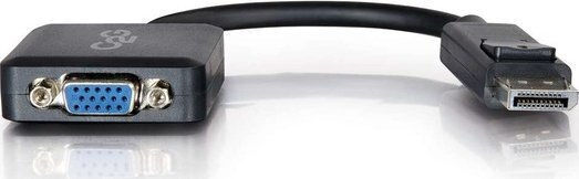 C2G Конвертор DisplayPort мъжки към VGA женски Черен 1бр