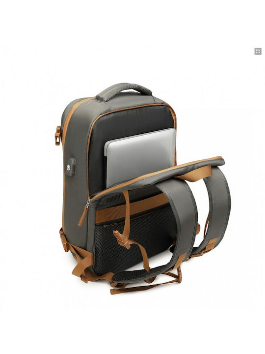 Miss Lulu Rucsac Pentru Laptop 15.6 Cu Port USB Gri S2362-GY